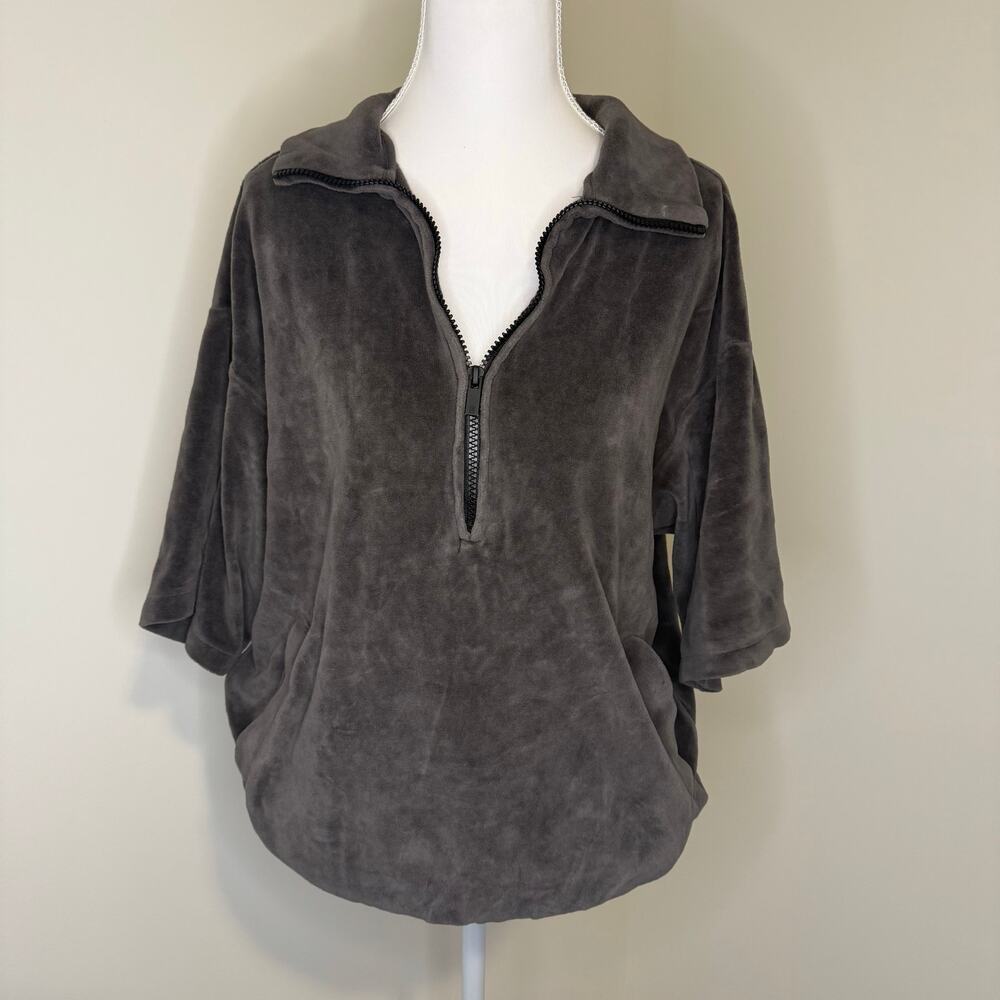 Fear of God Essentials Velour Half-Zip Pullover | Women’s XS | Excellent